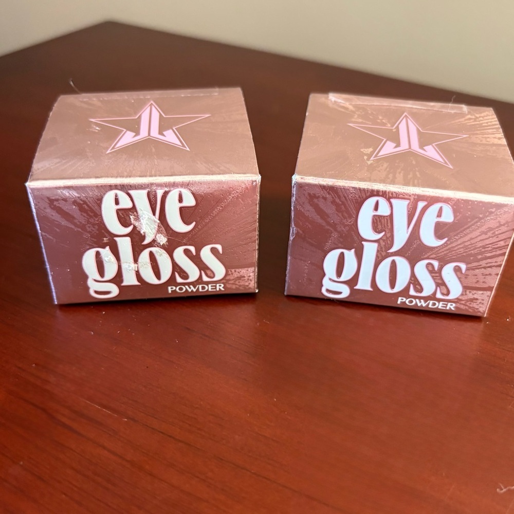 Jeffree Star NIB Eye Gloss Bundle in Blunt of Diamonds and Brain Freeze